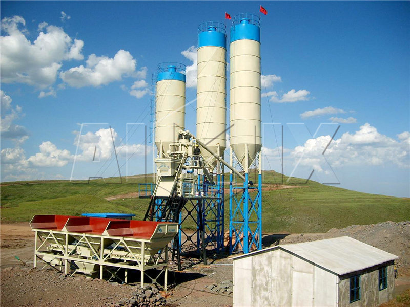 AJ-50 concrete batching plant