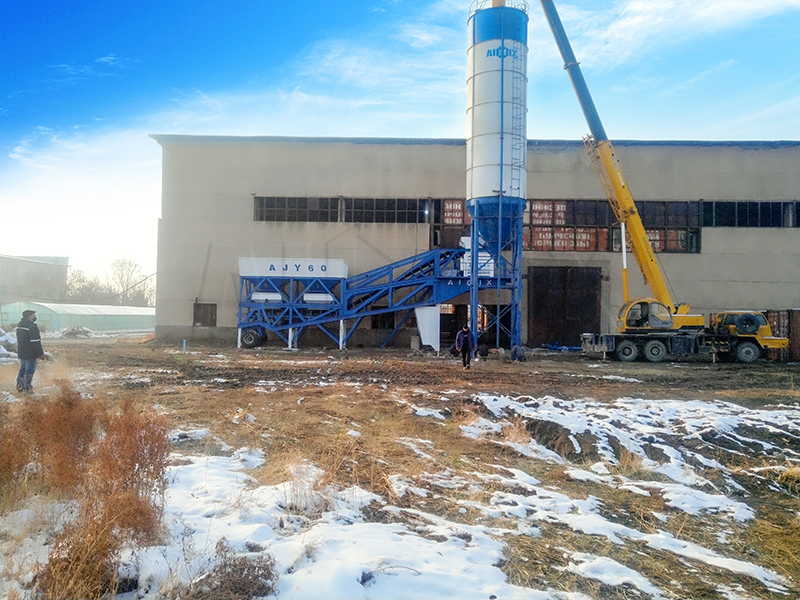 Mobile Concrete Batching Plant