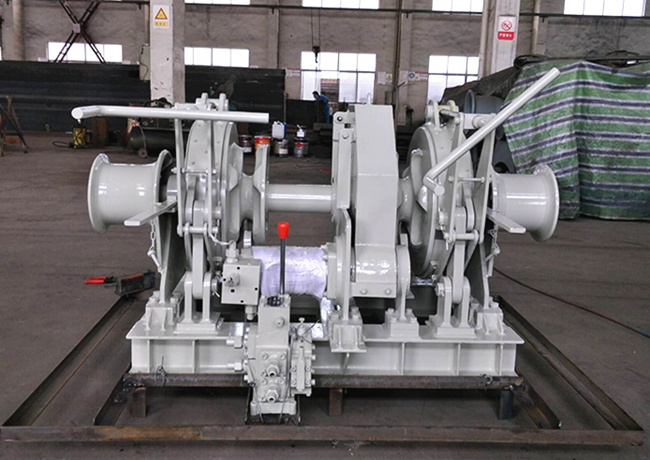 hydraulic anchor winch