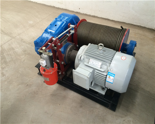 Variable speed electric winch