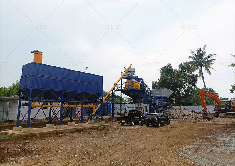 AJY60 Mobile Batch Plant Equipment in the Philippines 