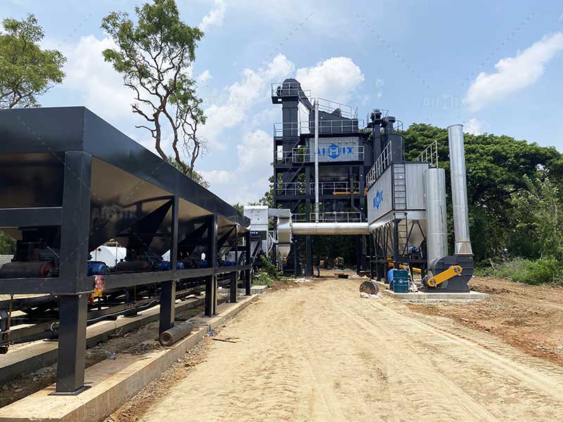 AIMIX Stationary Asphalt Mixing Plant for Sale in Sri Lanka