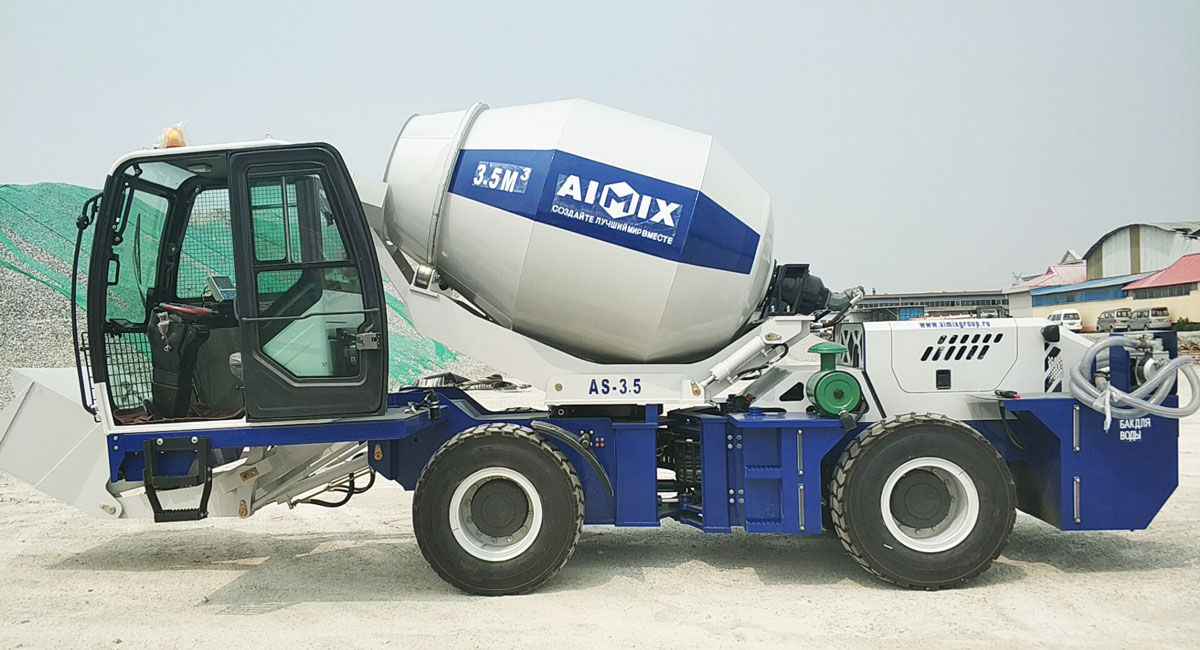 AS-3.5 self-loading concrete mixer