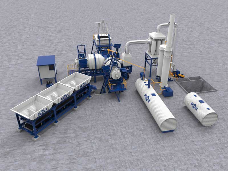 simple type asphalt batch plant for sale Indonesia