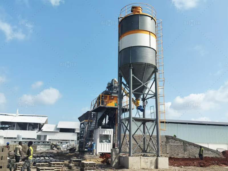 AJY-25 mini concrete batch plant price