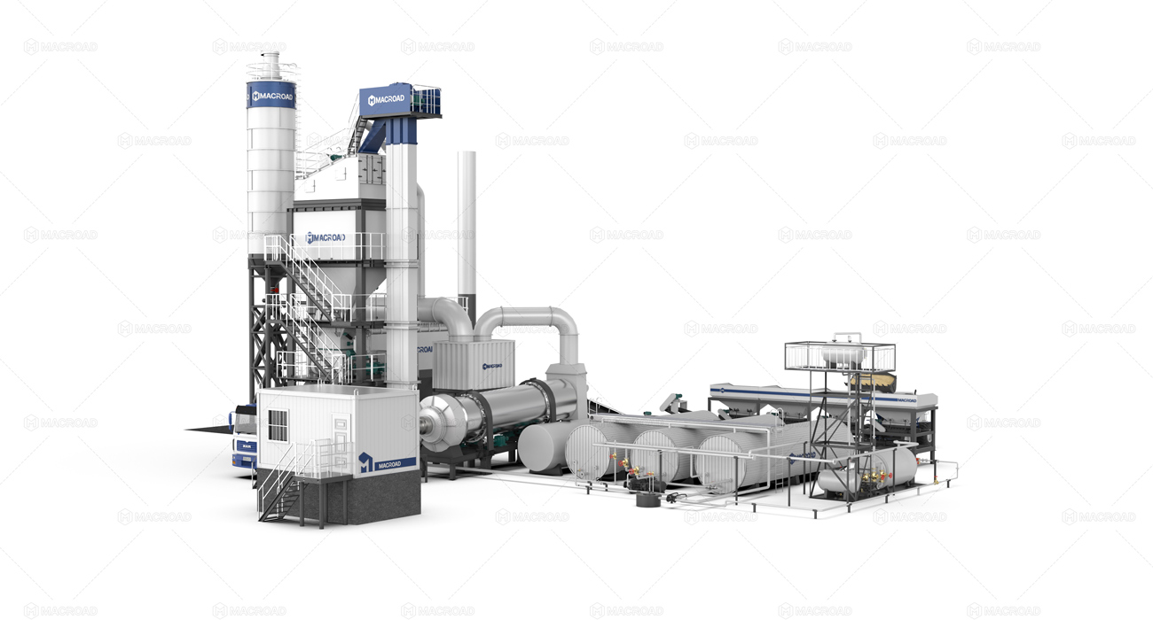 ALQ series stationary asphalt batching mixer plant in Australia