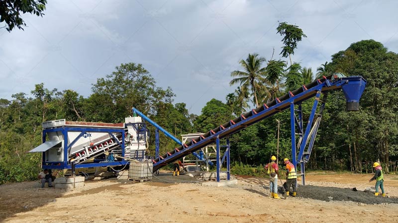 Mobile Concrete Plant with New Design