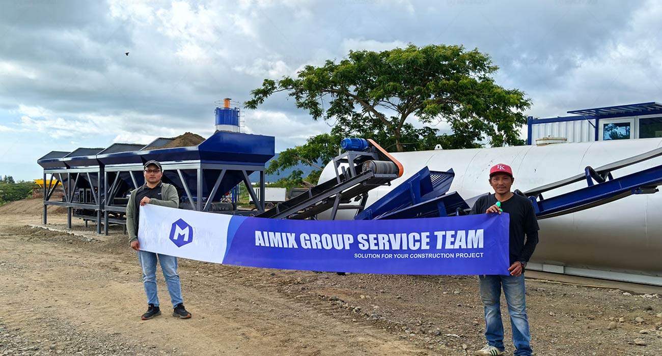 mini asphalt mixing plant for local rural road construction