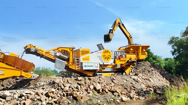 Crawler Mounted Mobile Jaw Crusher